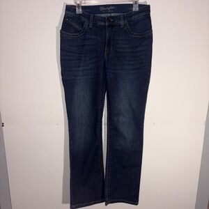 Wrangler Willow Ultimate Rider Women's Dark Wash Bootcut Blue Jeans Size 30x32